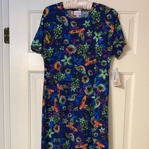 NWT Maxi Dress with Flowers and Birds